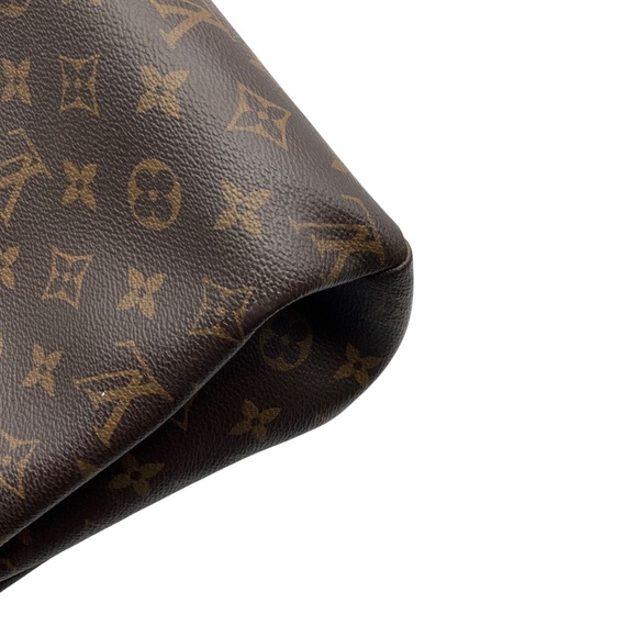 LOUIS VUITTON BROWN / BLACK PALLAS CHAIN SHOPPER MONOGRAM CANVAS BAG - Picture 12 of 16